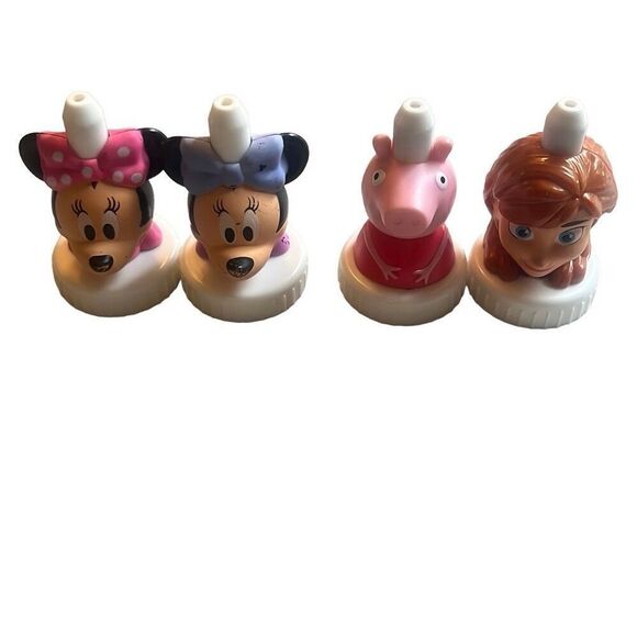 Good 2 Grow Juice Toppers Lot of 12 Minnie Mouse Spider-Man Dinosaur Paw Patrol - Picture 4 of 4